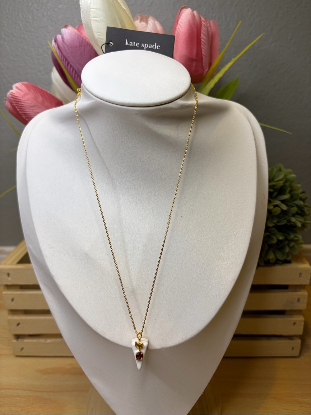 Kate Spade Pantry Shop Cake Pendant Necklace